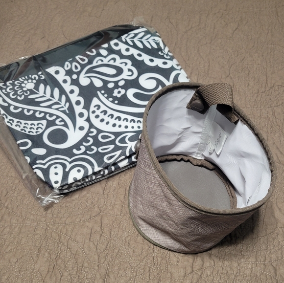Thirty One Bag Hanging Oh Snap Pocket Pouch Black White Links BONUS PopUp - Picture 2 of 16